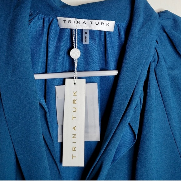 NWT Trina Turk Blouse, Size Small - Picture 4 of 9